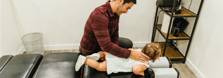 Chiropractor Bellingham WA Andrew Murry With Ear Infection Patient
